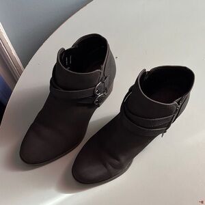 Stylish Dark Brown Ankle Boots